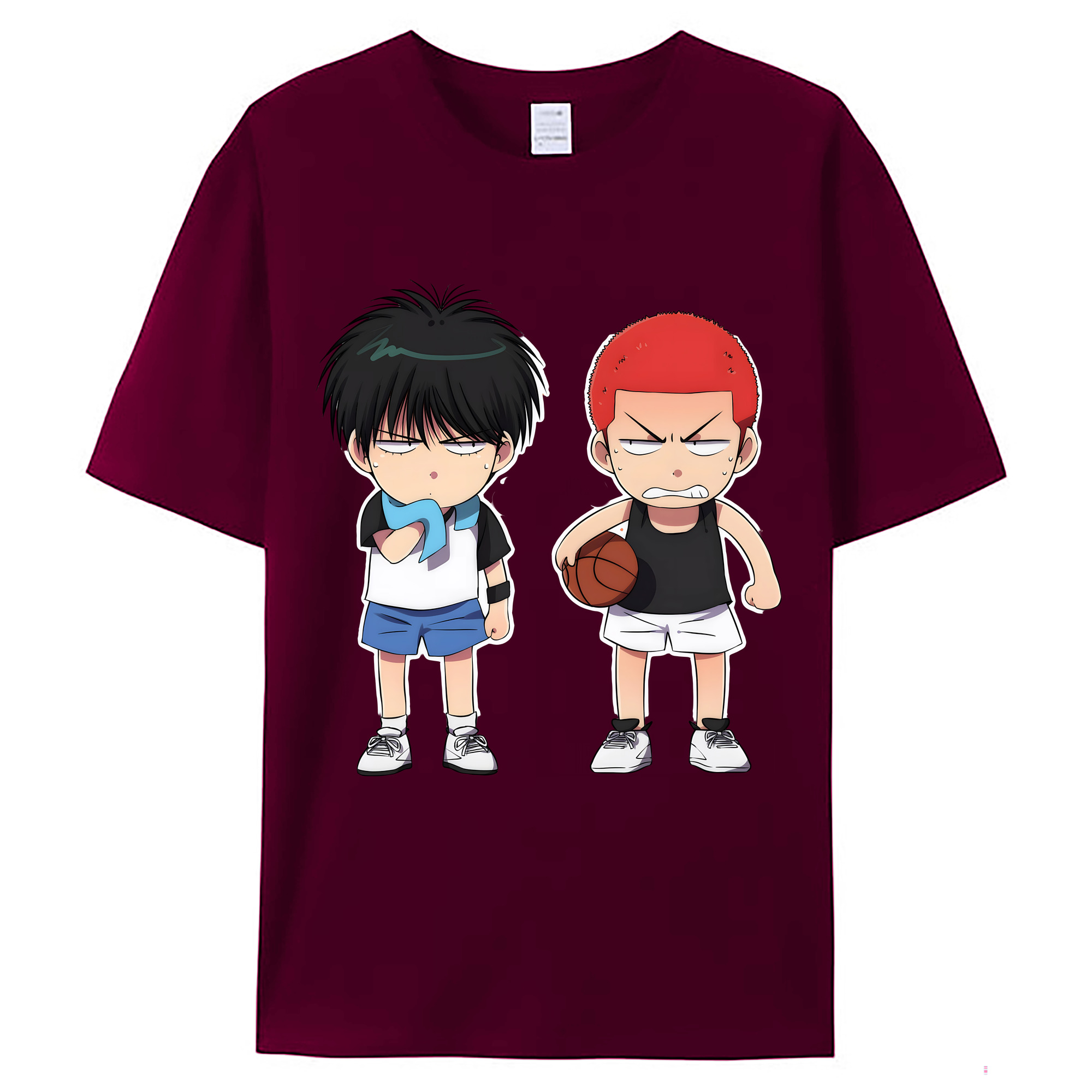 （画像用） SLAM DUNK／スラムダンク レディースカジュアルプリントTシャツ（綿100％）